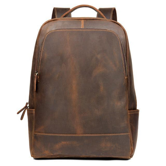 The Vernon Backpack | Genuine Vintage Leather Minimalist Backpack - BagNook