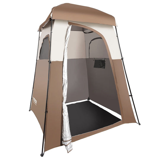 VEVOR Camping Shower Tent, 66" x 66" x 87" - BagNook