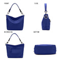 Load image into Gallery viewer, (royal blue) Hobo Bag with Silver-Tone Hardware - bagNook.com