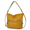 Load image into Gallery viewer, (yellow)Sierra Hobo Handbag Vegan Leather by Mia K - BagNook