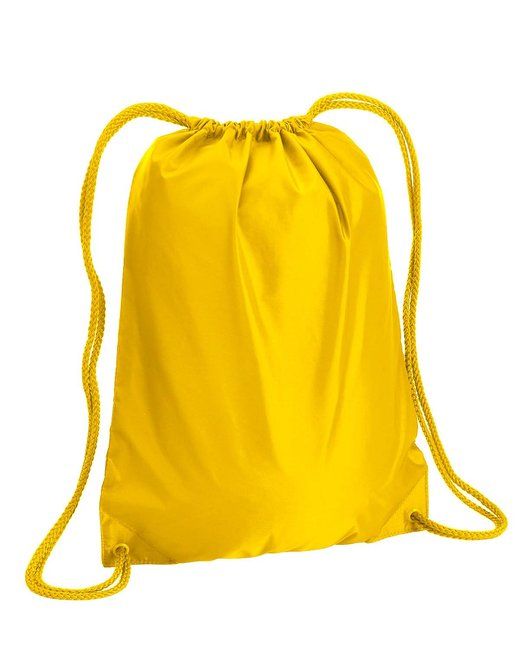 (bright yellow)Drawstring Backpack 14" x 18" - bagNook