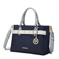 Load image into Gallery viewer, (navy)Jamie Satchel Handbag by Mia K - BagNook