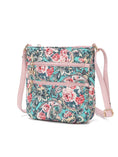 Load image into Gallery viewer, (green)Lainey Quilted Botanical Pattern Crossbody by Mia k - BagNook