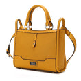 Load image into Gallery viewer, (yellow)Melody V-Leather Tote by Mia K - BagNook