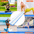 Load image into Gallery viewer, VEVOR Gymnastics Inflatable Air Mat, 4" Thick, 20ft Blue - BagNook