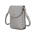 Load image into Gallery viewer, (grey)Filomena Vegan Leather Crossbody by Mia K - BagNook