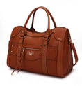 Load image into Gallery viewer, (tan)Patricia Duffel Handbag Women by Mia K - BagNook