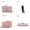 Load image into Gallery viewer, (pink)Solene Circular Print Wristlet Wallet by Mia K - BagNook