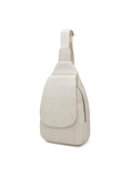 Load image into Gallery viewer, (beige)Cleisy M Embossed Women Sling Bag by MKF - BagNook