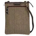 Load image into Gallery viewer, Patterson Herringbone crossbody - Upcycled Leather - BagNook