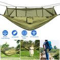 Load image into Gallery viewer, (armygreen)Camping Hammock with Mosquito Net, 2 person - BagNook