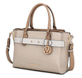Load image into Gallery viewer, (beige)Jamie Satchel Handbag by Mia K - BagNook