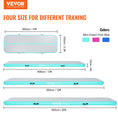 Load image into Gallery viewer, VEVOR Gymnastics Inflatable Air Mat, 4" Thick, 10ft Mint Green - BagNook