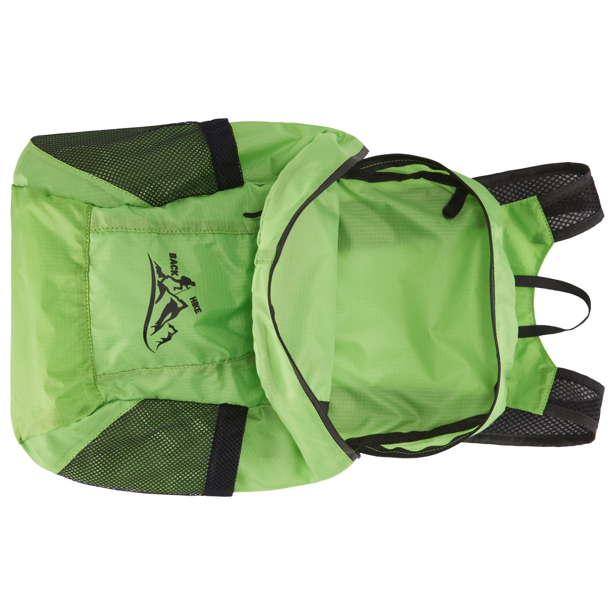 (green)HIKE Back - Folding & Compact Backpack - BagNook