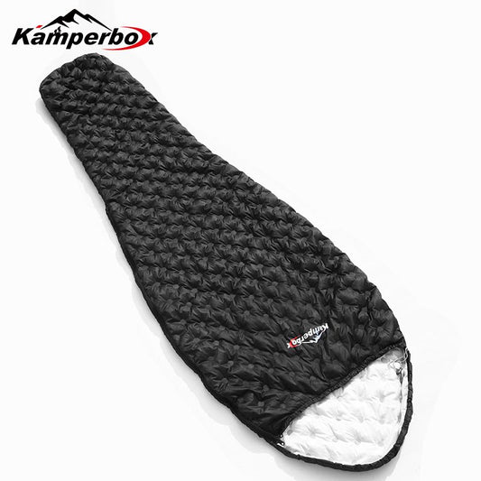 Kamperbox 3 Season Down Sleeping Bag Ultralight & Compact - BagNook