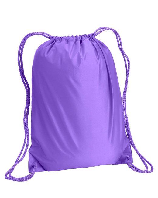 (lavender)Drawstring Backpack 14" x 18" - bagNook