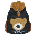Load image into Gallery viewer, Cheerful Bear Fabric Art School Daypack - BagNook
