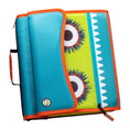 Load image into Gallery viewer, The Sidekick Monster - 2 Inch Zipper Binder - Aqua - BagNook