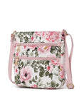 Load image into Gallery viewer, (white)Lainey Quilted Botanical Pattern Crossbody by Mia k - BagNook
