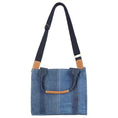 Load image into Gallery viewer, Helly Denim Crossbody w/Handles - Upcycled - BagNook