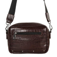 Load image into Gallery viewer, Katy Croc Print Camera Bag - Upcycled - BagNook