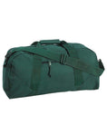 Load image into Gallery viewer, (forest green)Game Day Large Duffel w/Adjustable Shoulder Strap - BagNook