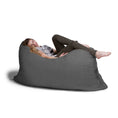 Load image into Gallery viewer, Jaxx 5.5 ft Pillow Saxx Bean Bag Pillow, Charcoal - BagNook