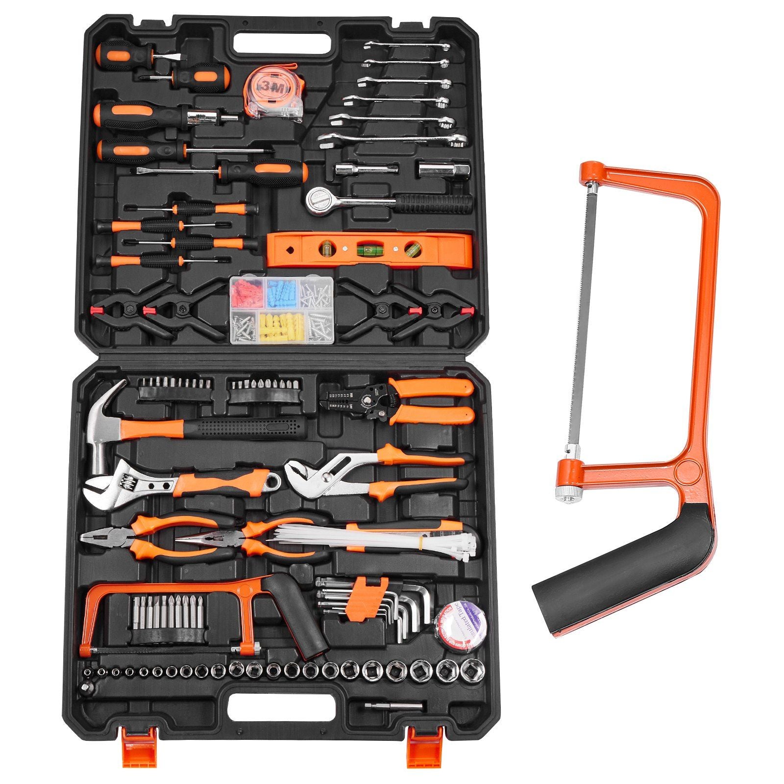 VEVOR 216pc Tool Kit - General Household Hand Tool Set - BagNook