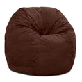 Load image into Gallery viewer, Jaxx Saxx 5 Ft Large Bean Bag, Chocolate - BagNook