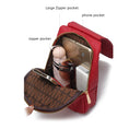 Load image into Gallery viewer, (red)Cleisy M Embossed Women Sling Bag by MKF - BagNook