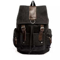 Load image into Gallery viewer, (charcoal)Back to Campus Canvas Backpack - BagNook
