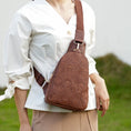 Load image into Gallery viewer, (brown)Millie Women Flower Embossed Sling Bag By MKF - BagNook