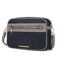 Load image into Gallery viewer, (charcoal-lt grey)Jimena Crossbody Pouch Handbag by Mia K - BagNook