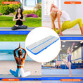 Load image into Gallery viewer, VEVOR Gymnastics Inflatable Air Mat, 4" Thick, 10ft Blue - BagNook