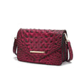 Load image into Gallery viewer, (fuchsia)Vanta Croc-Embossed Saddle by Mia K - BagNook