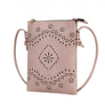 Load image into Gallery viewer, (pink)Arlett Crossbody Vegan Leather Bag by Mia K - BagNook
