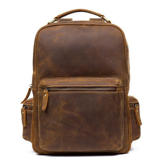 The Langley Backpack | Vintage Leather Backpack - BagNook