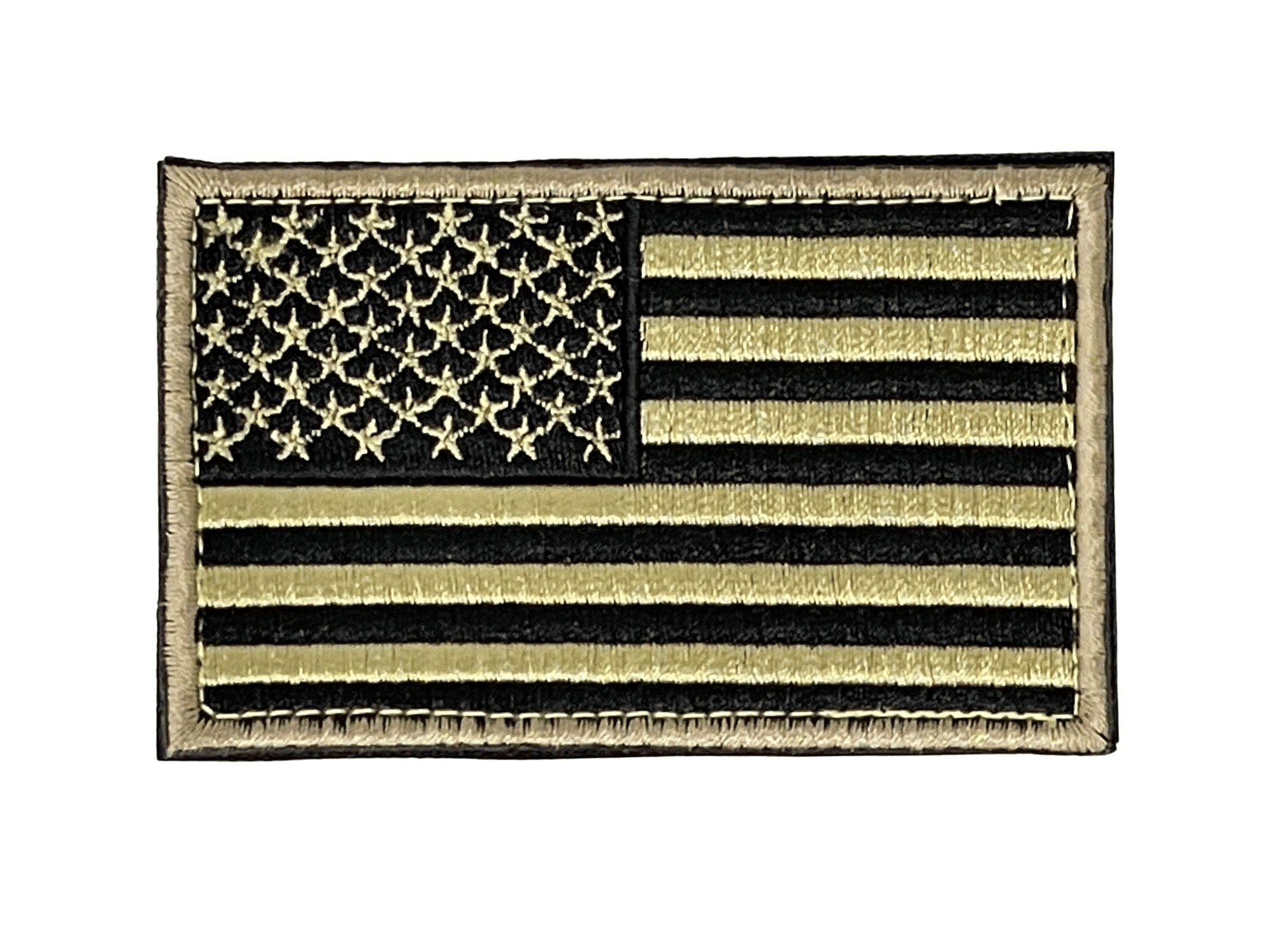 (copper)Tactical USA Flag Patch w/Detachable Backing - BagNook