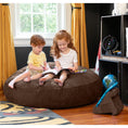 Load image into Gallery viewer, Jaxx 4 ft Cocoon Kids Bean Bag, Chocolate - BagNook
