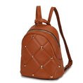 Load image into Gallery viewer, (brown)Hayden Quilted w/Studs Daypack - BagNook