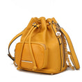 Load image into Gallery viewer, (yellow)Azalea Vegan Leather Women Bucket Bag by Mia K - BagNook