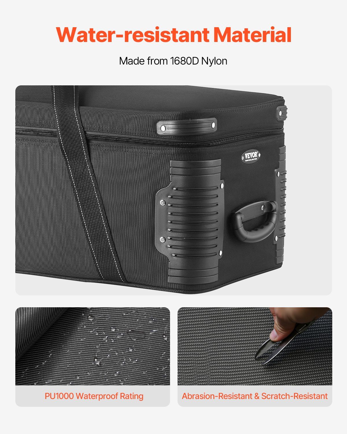 Studio Equipment Trolley Case (51.57x14.37x14.96) Rolling Bag - BagNook