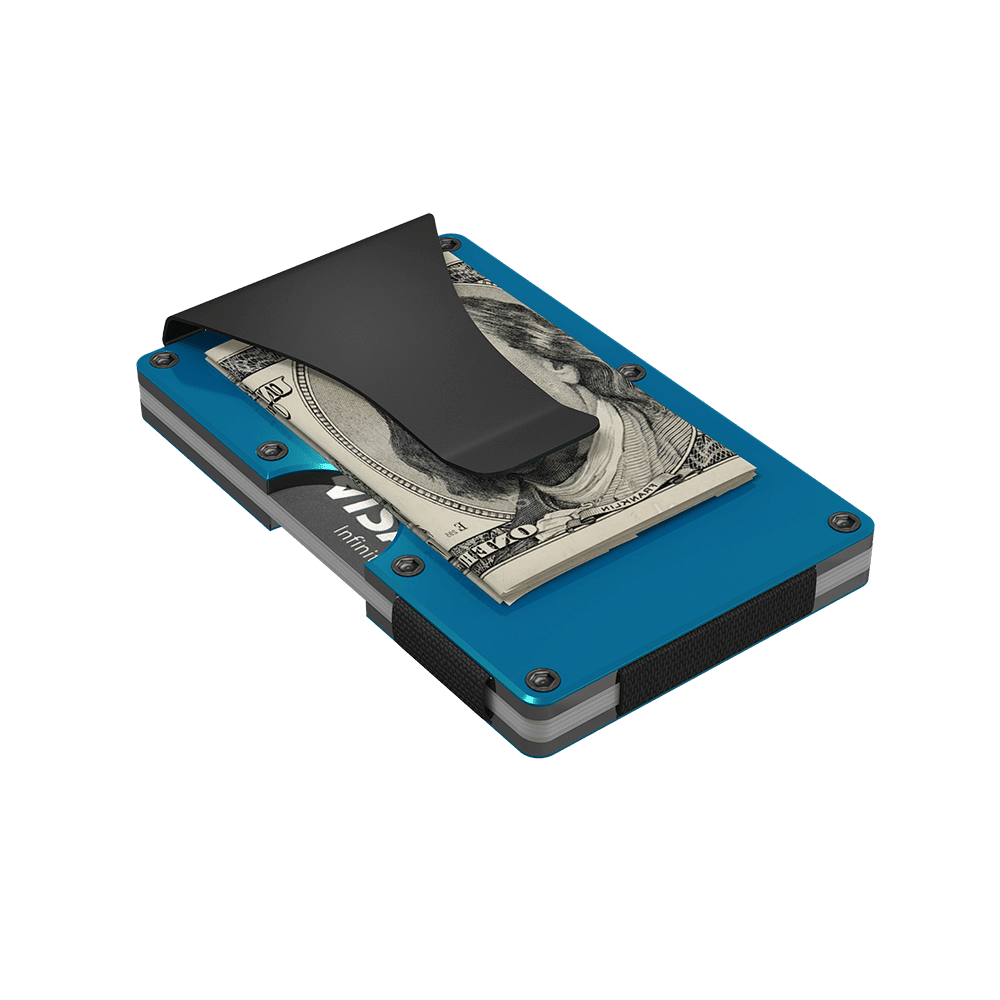 Blue Aluminum Money Clip - BagNook