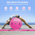 Load image into Gallery viewer, BUNDLE - VEVOR Inflatable Gymnastics 10ft Air Mat & Air Barrel Set, 2 PCS - Pink - BagNook