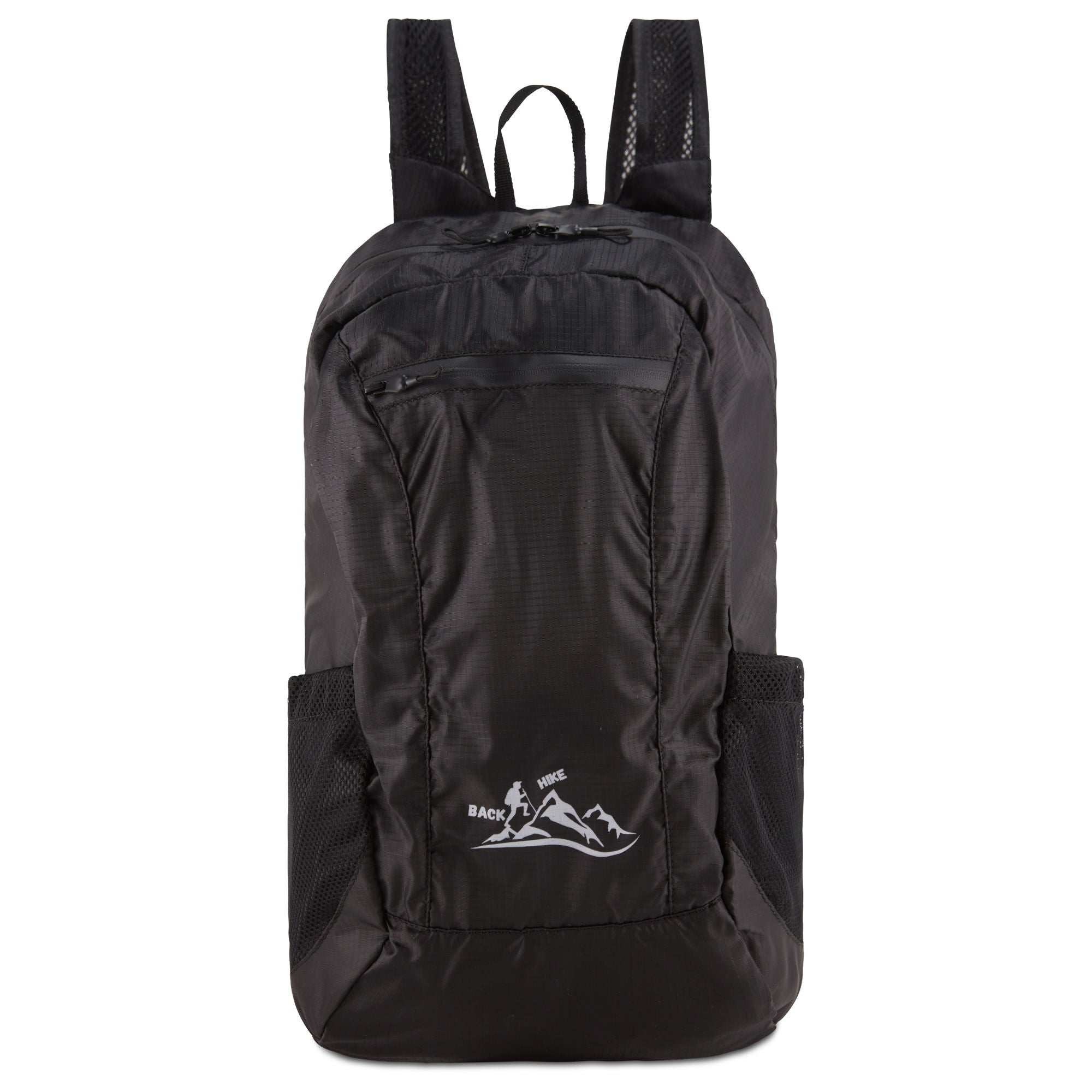 (black)HIKE Back - Folding & Compact Backpack - BagNook