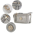 Load image into Gallery viewer, (gray)Elaina Multi Pocket Crossbody Handbag by Mia K - BagNook