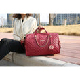 Load image into Gallery viewer, (red)Lexie Vegan Leather Women Duffle by Mia K - BagNook