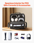 Load image into Gallery viewer, PS5 Carrying Case Travel Bag for PS5 Slim EVA Soft Lining - BagNook