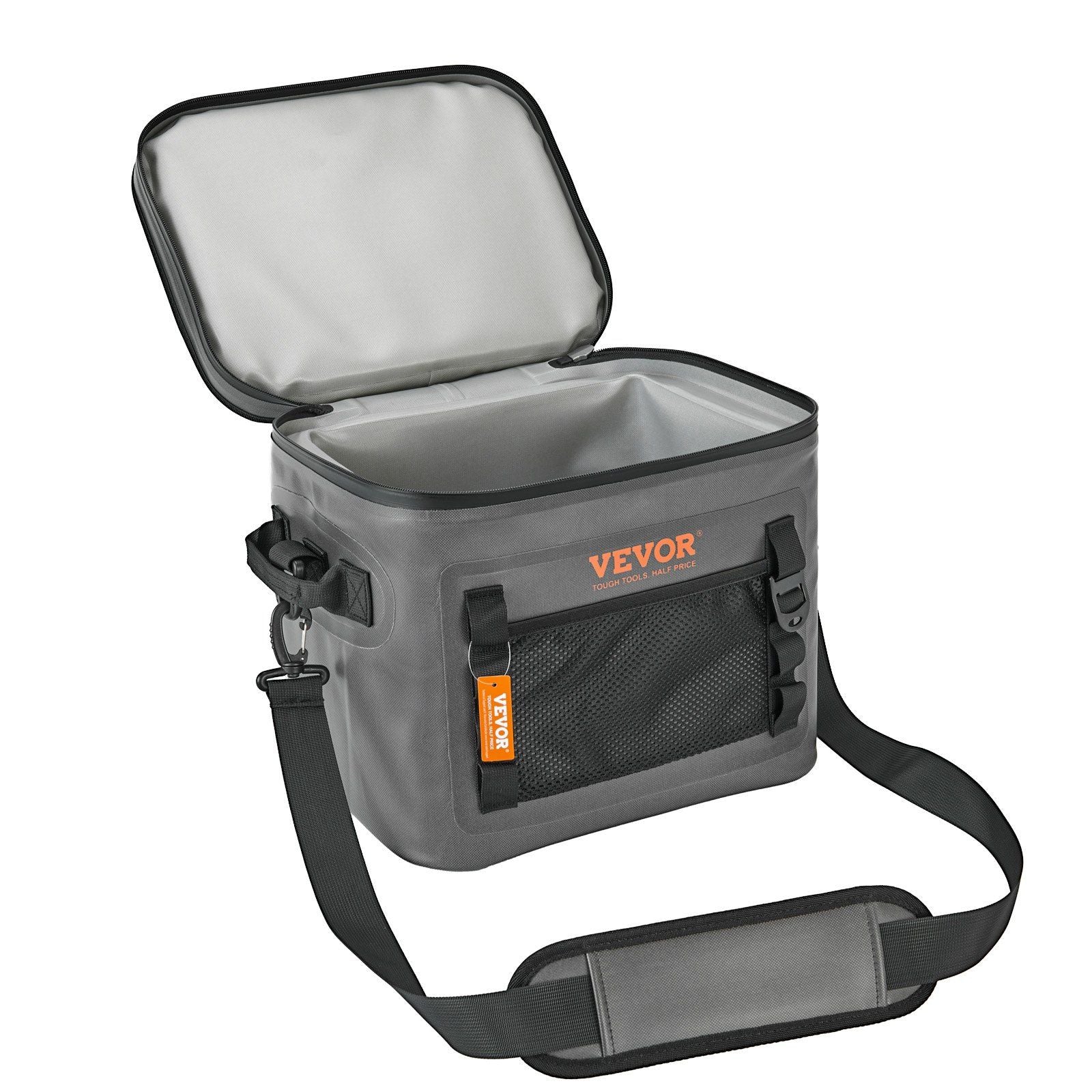 VEVOR Soft Cooler Bag, 24 Cans, Dark Gray - BagNook