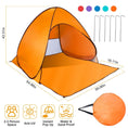Load image into Gallery viewer, (orange)PopUp Sunshade w/Bag - BagNook